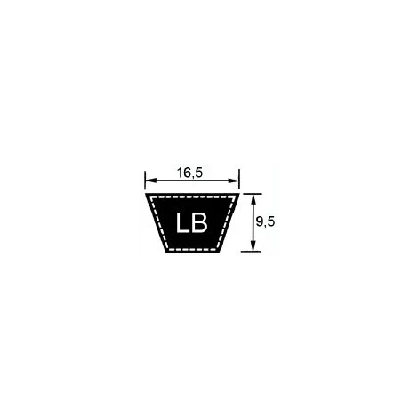 MITSUBOSHI LB69 - Courroie LB69 (16,5x1706mm Li) 4 MITSUBOSHI LB69 - Courroie LB69 (16,5x1706mm Li) – Image 2