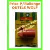 7930 - Prise Pour Rallonge OUTILS WOLF -France Tondeuse Soldes Boutique 10404008 1