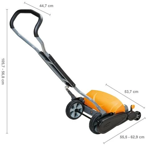 Fiskars Tondeuse à Gazon Manuelle, Tondeuse à Cylindre Avec Système De Coupe Sans Frottement Des Lames, Largeur De Coupe: 46 Cm, Noir/Orange/Argenté, StaySharp Max, 1000591 4 Fiskars Tondeuse à Gazon Manuelle, Tondeuse à Cylindre Avec Système De Coupe Sans Frottement Des Lames, Largeur De Coupe: 46 Cm, Noir/Orange/Argenté, StaySharp Max, 1000591 – Image 2