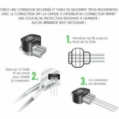 UNIVERSEL Connecteur Autodénudant Et Résistant à L'humidité 3M Mgc Scotchlok 80611434152 -France Tondeuse Soldes Boutique 10991005 2