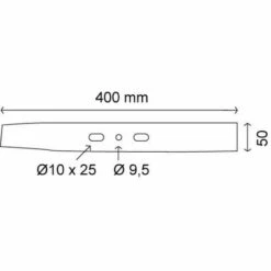 Lame Plate Universelle 40 Cm -France Tondeuse Soldes Boutique 10992159 2