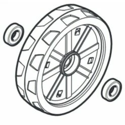 ALPINA. Roue Avant Tondeuse Alpina