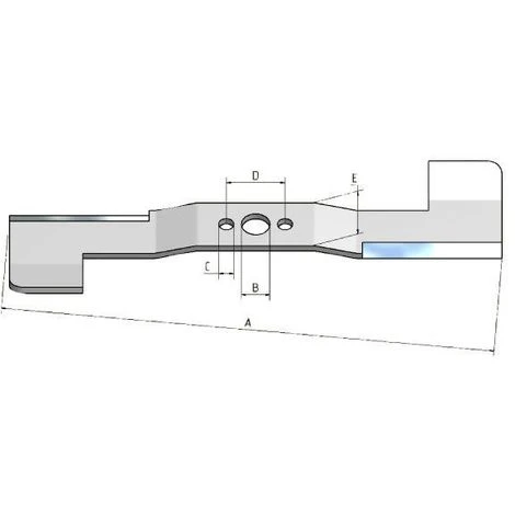 25036 - Lame Adaptable Pour Tondeuse AYP Coupe 96cm 4 25036 - Lame Adaptable Pour Tondeuse AYP Coupe 96cm – Image 2