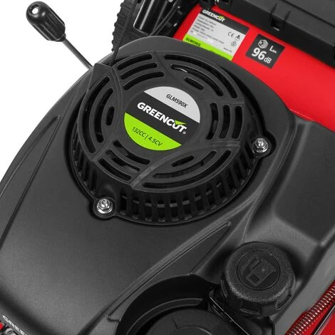 Tondeuse à Gazon à Essence, Moteur 4 Temps 132cc 4.5hp, Largeur De Coupe 41 Cm, Hauteur De Coupe 25-75mm Réglable 7 Positions, Panier 45L, Collecte 2 En 1 - Greencut GLM590X 7 Tondeuse à Gazon à Essence, Moteur 4 Temps 132cc 4.5hp, Largeur De Coupe 41 Cm, Hauteur De Coupe 25-75mm Réglable 7 Positions, Panier 45L, Collecte 2 En 1 - Greencut GLM590X – Image 5