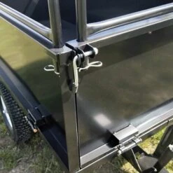 WILTEC Remorque Basculante 200x78x94,5cm Avec Grille Et Parois Amovibles Dispositif D'attelage Universel -France Tondeuse Soldes Boutique 13454069 5