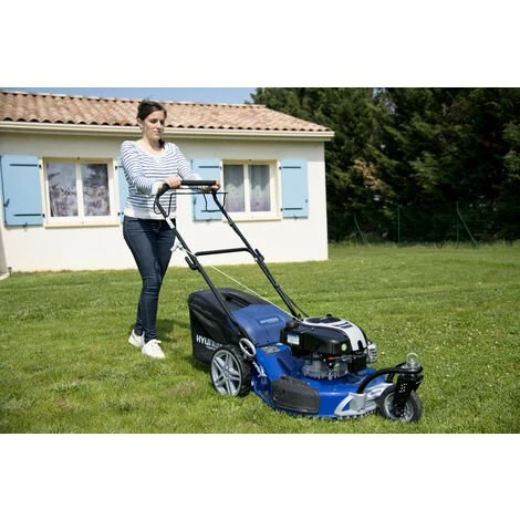 HYUNDAI Tondeuse Thermique 196 Cm³ 56 Cm - Autotractée - 3 Roues HTDT561RP-1 4 HYUNDAI Tondeuse Thermique 196 Cm³ 56 Cm - Autotractée - 3 Roues HTDT561RP-1 – Image 2