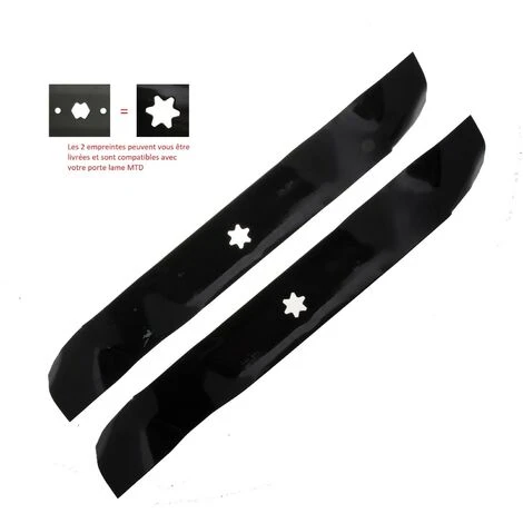 JARDIAFFAIRES Jeu De Lames Mulching Coupe 107cm Pour MTD Et Toro Remplace 742-0616A 4 JARDIAFFAIRES Jeu De Lames Mulching Coupe 107cm Pour MTD Et Toro Remplace 742-0616A – Image 2