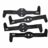 JARDIAFFAIRES Jeu De 4 Lames Pour Autoportée AYP Coupe 107cm éjection Arrière