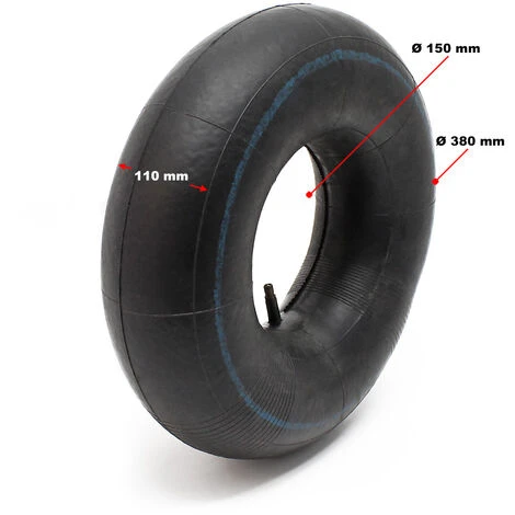 WILTEC Chambre à Air Pour Pneu De Tracteur à Pelouse 15x6.00-6 Avec Valve Droite Roue Tondeuse à Gazon 4 WILTEC Chambre à Air Pour Pneu De Tracteur à Pelouse 15x6.00-6 Avec Valve Droite Roue Tondeuse à Gazon – Image 2