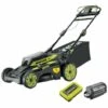 Tondeuse Tractée RYOBI 36V LithiumPlus Brushless - Coupe 51 Cm - 1 Batterie 6.0Ah - 1 Chargeur Rapide RY36LMX51A-160 -France Tondeuse Soldes Boutique 17777567 1