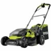 Tondeuse Hybride RYOBI 18V LithiumPlus Coupe 37cm - 2 Batteries 5.0 Ah - 1 Chargeur Rapide RY18LMH37A-250