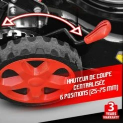 ELEM GARDEN TECHNIC Tondeuse Thermique Tractée 127 CC - 400mm -France Tondeuse Soldes Boutique 17826266 3