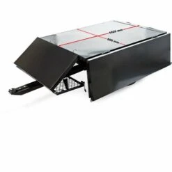 WILTEC Remorque Basculante 114x76x30cm Avec Grille Et Parois Amovibles Dispositif D'attelage Universel -France Tondeuse Soldes Boutique 1888150 4