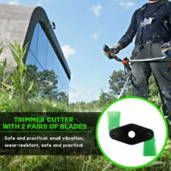 ASUPERMALL 2 Dents Jardin Pelouse Parage Cutter Tondeuse Accessoires Herbe Feuilles Disque Massicots Nylon Lame De Tondeuse A Gazon Cutter Accessoires Avec Cutting Edge Double Face 10 ASUPERMALL 2 Dents Jardin Pelouse Parage Cutter Tondeuse Accessoires Herbe Feuilles Disque Massicots Nylon Lame De Tondeuse A Gazon Cutter Accessoires Avec Cutting Edge Double Face -France Tondeuse Soldes Boutique 23912608 4