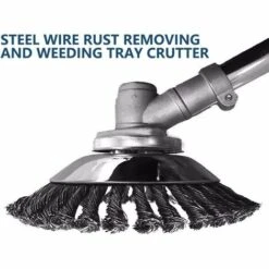 BEARSU Brosse Désherbant Ronde Pour Débroussailleuse - Haute Résistance - Cône - Anti-mauvaises Herbes - 20,3 Cm -France Tondeuse Soldes Boutique 25473692 3