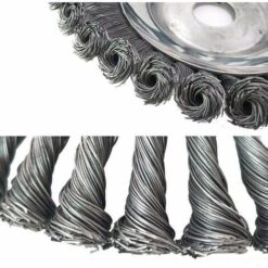 BEARSU Brosse Désherbant Ronde Pour Débroussailleuse - Haute Résistance - Cône - Anti-mauvaises Herbes - 20,3 Cm -France Tondeuse Soldes Boutique 25473692 4