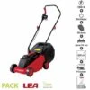 Tondeuse à Gazon électrique 1000W Coupe 32cm LEA LE10100-32C1 - Rouge