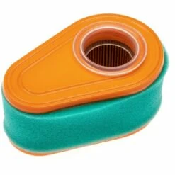 Vhbw Set De Filtres (1x Filtre à Air En Papier, 1x Filtre Mousse) Compatible Avec Briggs & Stratton 121Q02-0135-F1 Moteur Pour Tracteur Tondeuse