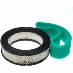 Vhbw Set De Filtres (filtre à Air En Papier, Filtre Mousse) Compatible Avec Briggs & Stratton Vanguard 543477-0159-E1 Moteur Pour Tracteur Tondeuse
