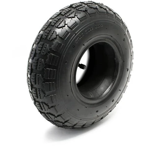 WILTEC Pneu Pour Tracteur à Pelouse 11x4.00-4 4pr Avec Chambre à Air Et Valve Coudée Tondeuse à Gazon 3 WILTEC Pneu Pour Tracteur à Pelouse 11x4.00-4 4pr Avec Chambre à Air Et Valve Coudée Tondeuse à Gazon