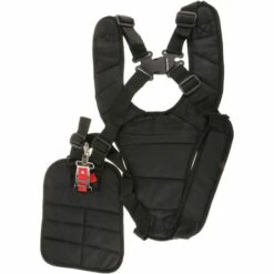 BARES Harnais à Double Bandoulière Épaule Rembourrée Boutonnage Sécurité Pour Débroussailleuse Tondeuse STIHL Husqvarna ECHO