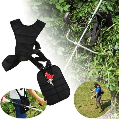 BARES Harnais à Double Bandoulière Épaule Rembourrée Boutonnage Sécurité Pour Débroussailleuse Tondeuse STIHL Husqvarna ECHO 4 BARES Harnais à Double Bandoulière Épaule Rembourrée Boutonnage Sécurité Pour Débroussailleuse Tondeuse STIHL Husqvarna ECHO – Image 2