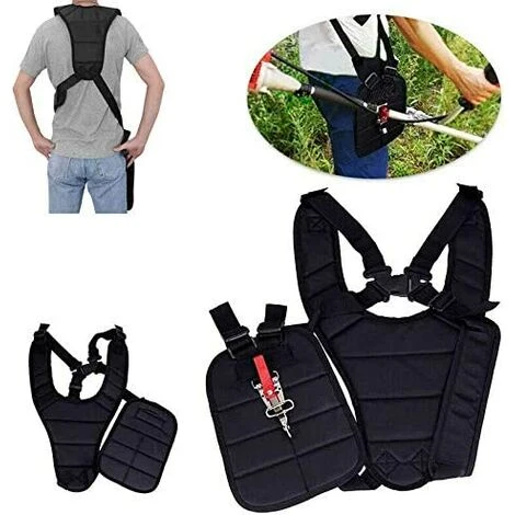 BARES Harnais à Double Bandoulière Épaule Rembourrée Boutonnage Sécurité Pour Débroussailleuse Tondeuse STIHL Husqvarna ECHO 6 BARES Harnais à Double Bandoulière Épaule Rembourrée Boutonnage Sécurité Pour Débroussailleuse Tondeuse STIHL Husqvarna ECHO – Image 4