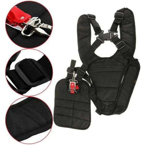 BARES Harnais à Double Bandoulière Épaule Rembourrée Boutonnage Sécurité Pour Débroussailleuse Tondeuse STIHL Husqvarna ECHO 7 BARES Harnais à Double Bandoulière Épaule Rembourrée Boutonnage Sécurité Pour Débroussailleuse Tondeuse STIHL Husqvarna ECHO – Image 5