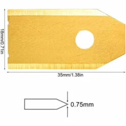 DEVENIRRICHE Lames En Acier Carbonisé De Tondeuse Robotique De Remplacement Pour Toutes Les Tondeuses à Gazon Robotisées Husqvarna Automower 30/45 Pièces, Style 1 -France Tondeuse Soldes Boutique 27289854 5