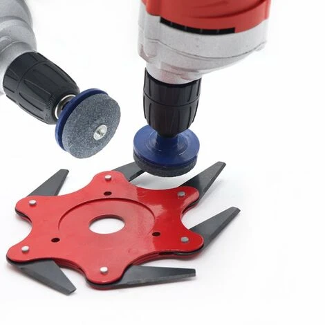 HAPPYSHOPPING Tondeuse Agazon Tete De Lame Asix Feuilles Accessoires De Debroussailleuse Lame En Acier Au Manganese En Alliage Tete De Tondeuse Lame De Coupe A6 Feuilles 4 HAPPYSHOPPING Tondeuse Agazon Tete De Lame Asix Feuilles Accessoires De Debroussailleuse Lame En Acier Au Manganese En Alliage Tete De Tondeuse Lame De Coupe A6 Feuilles – Image 2