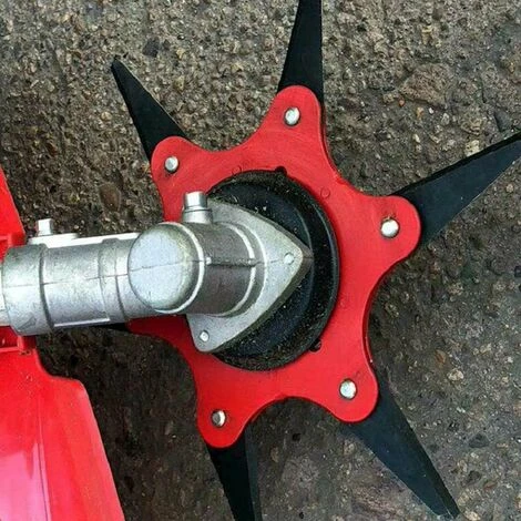 HAPPYSHOPPING Tondeuse Agazon Tete De Lame Asix Feuilles Accessoires De Debroussailleuse Lame En Acier Au Manganese En Alliage Tete De Tondeuse Lame De Coupe A6 Feuilles 6 HAPPYSHOPPING Tondeuse Agazon Tete De Lame Asix Feuilles Accessoires De Debroussailleuse Lame En Acier Au Manganese En Alliage Tete De Tondeuse Lame De Coupe A6 Feuilles – Image 4