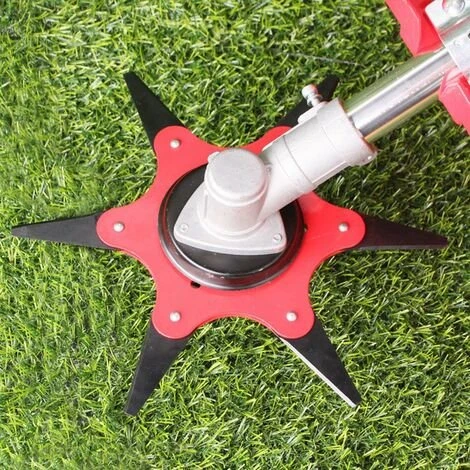 HAPPYSHOPPING Tondeuse Agazon Tete De Lame Asix Feuilles Accessoires De Debroussailleuse Lame En Acier Au Manganese En Alliage Tete De Tondeuse Lame De Coupe A6 Feuilles 7 HAPPYSHOPPING Tondeuse Agazon Tete De Lame Asix Feuilles Accessoires De Debroussailleuse Lame En Acier Au Manganese En Alliage Tete De Tondeuse Lame De Coupe A6 Feuilles – Image 5