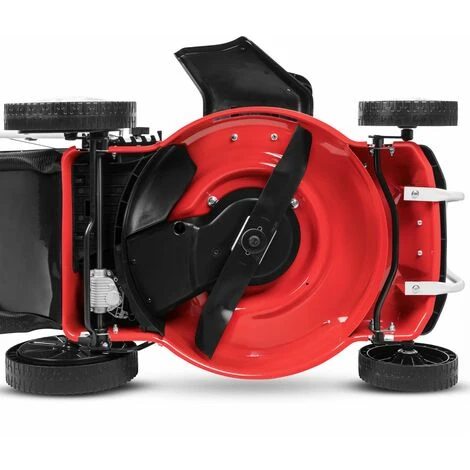 Tondeuse à Gazon Essence 165cc 6cv 4 Temps OHV Moteur Automoteur à Double Tranchant Lame Acier 460mm 18" Hauteur De Coupe Réglable Et Panier D'une Capacité De 55L - Greencut GLM770X 5 Tondeuse à Gazon Essence 165cc 6cv 4 Temps OHV Moteur Automoteur à Double Tranchant Lame Acier 460mm 18" Hauteur De Coupe Réglable Et Panier D'une Capacité De 55L - Greencut GLM770X – Image 3