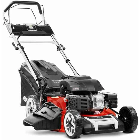 Tondeuse à Gazon à Essence 224cc 7.5cv, Démarrage électrique 4 Temps Automoteur, Double Lame Acier 530mm 21", Hauteur De Coupe Réglable Et Panier D'une Capacité De 65L - Greencut GLM880XE 3 Tondeuse à Gazon à Essence 224cc 7.5cv, Démarrage électrique 4 Temps Automoteur, Double Lame Acier 530mm 21", Hauteur De Coupe Réglable Et Panier D'une Capacité De 65L - Greencut GLM880XE