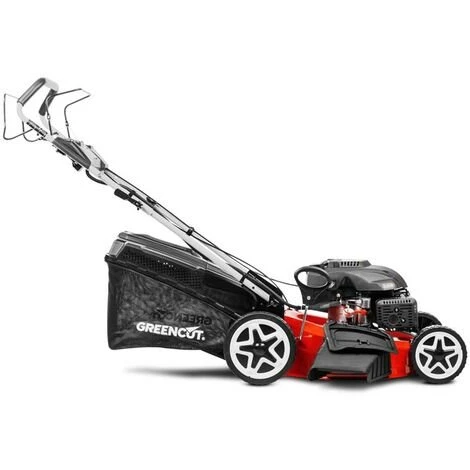 Tondeuse à Gazon à Essence 224cc 7.5cv, Démarrage électrique 4 Temps Automoteur, Double Lame Acier 530mm 21", Hauteur De Coupe Réglable Et Panier D'une Capacité De 65L - Greencut GLM880XE 4 Tondeuse à Gazon à Essence 224cc 7.5cv, Démarrage électrique 4 Temps Automoteur, Double Lame Acier 530mm 21", Hauteur De Coupe Réglable Et Panier D'une Capacité De 65L - Greencut GLM880XE – Image 2