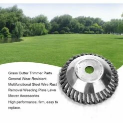 HAPPYSHOPPING Tete De Coupe De Brosse De Tondeuse A Gazon, Dissolvant De Rouille De Fil, Tete D'herbe, Tete De Desherbage, Accessoires De Debroussailleuse De Tondeuse A Gazon, 6 Pouces -France Tondeuse Soldes Boutique 29843205 4
