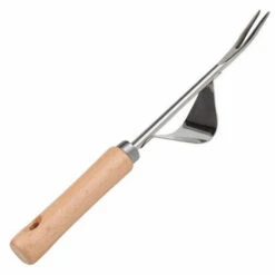 ASUPERMALL Manuel Bois Fourchette Sarclage En Acier Inoxydable Poignee Creuser Outil De Suppression De Transplantation Racine Outil