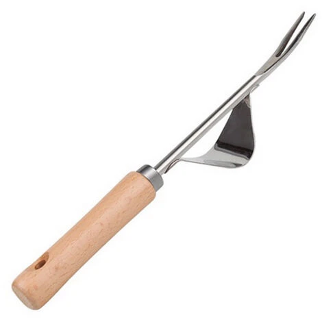 ASUPERMALL Manuel Bois Fourchette Sarclage En Acier Inoxydable Poignee Creuser Outil De Suppression De Transplantation Racine Outil 3 ASUPERMALL Manuel Bois Fourchette Sarclage En Acier Inoxydable Poignee Creuser Outil De Suppression De Transplantation Racine Outil