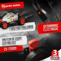 ELEM GARDEN TECHNIC Tondeuse Rechargeable 20V 33 Cm -ElemGardenTechnic 9 ELEM GARDEN TECHNIC Tondeuse Rechargeable 20V 33 Cm -ElemGardenTechnic -France Tondeuse Soldes Boutique 30385510 3