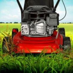 Boudech Tondeuse Poussée Avec Moteur à Essence 127cc 2KW OHV 4 Temps Largeur De Coupe 400mm -France Tondeuse Soldes Boutique 30570635 4