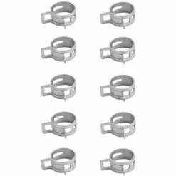CYCLINGCOLORS 10x Colliers De Durite Clip à Ressort 6mm - 8mm Tuyau Carburant Essence Tondeuse Tracteur