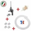CYCLINGCOLORS Kit Essence Universel : Robinet M10 X 100 Coudé MBK 51 + Durite + Filtre + Collier Mobylette -France Tondeuse Soldes Boutique 31440245 1