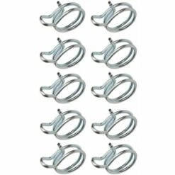 CYCLINGCOLORS 10x Colliers De Durite Clip 3mm X 6mm Tuyau Carburant Essence Tondeuse Tracteur