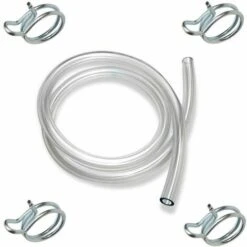 CYCLINGCOLORS Kit Essence Universel 5mm : Durite 5mm + 4x Collier 5x8 Tondeuse Tracteur