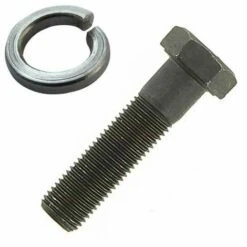 CYCLINGCOLORS Vis De Lame Tondeuse 9.5 X 76mm 3/8" 24 Unf Avec Rondelle Frein Pour Honda Castelgarden Ayp Noma Stiga Snapper