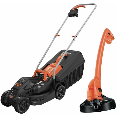 Ensemble De Coupe-bordures Avec Tondeuse à Gazon Black & Decker 250W/1000W 3 Ensemble De Coupe-bordures Avec Tondeuse à Gazon Black & Decker 250W/1000W