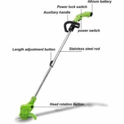 BRIDAY Tondeuse à Gazon Électrique Ménage Agricole Désherbeur Sans Fil Batterie Au Lithium 12 V / 24 V Outil DTaille De Jardin Portable Tondeuse à Gazon Débroussailleuse 10 BRIDAY Tondeuse à Gazon Électrique Ménage Agricole Désherbeur Sans Fil Batterie Au Lithium 12 V / 24 V Outil DTaille De Jardin Portable Tondeuse à Gazon Débroussailleuse -France Tondeuse Soldes Boutique 31766562 4
