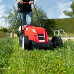 Tondeuse électrique 1400W, 3500RPM, Largeur Coupe 32cm, 3 Hauteurs De Coupe Panier Collecte 30L - Greencut GLM1400C -France Tondeuse Soldes Boutique 32395457 4