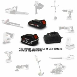 Tondeuse à Gazon Et Cisaille De Jardin Sur Batterie - X-Performer XPTDE3320LI / XPCSTH20LI - 2 Batteries 2Ah Et Chargeur -France Tondeuse Soldes Boutique 32540810 5