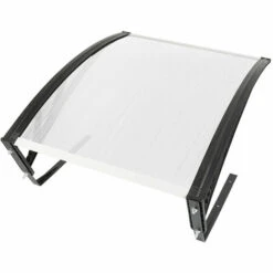 YONGQING Abri Pour Robot Tondeuse Protection Garages Toit Protection Solaire Pour Robots Tondeuses Transparent Toit Carport Pour Tondeuses - Noir-argent